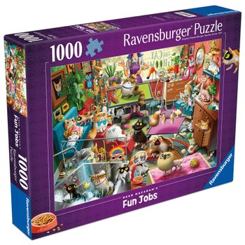 Ravensburger Jigsaw Puzzle 1000 Pieces Dean MacAdam's Fun Jobs: The Cat Groomer