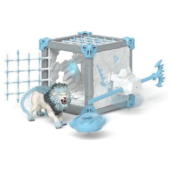 Schleich - Eldrador 42766 BattleCave Lion de Glace