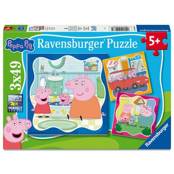 Ravensburger Peppa Wutz Kinder-Puzzle 3er-Set