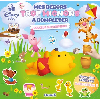 Disney - Baby Livre d'Autocollants Mes Décors Trop Mignons Douceurs du Printemps