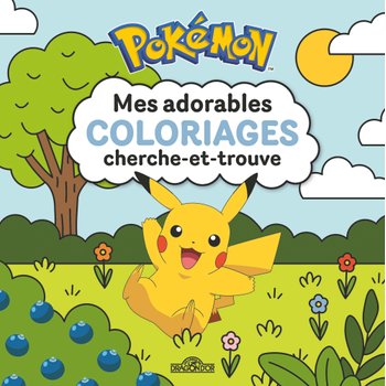 Pokémon - Livre Mes Adorables Coloriages Cherche et Trouve