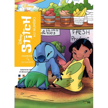 Disney Stitch - Livre de Coloriage Au Numéro