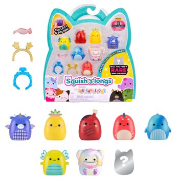 Original Squishmallows Squish-a-longs Mini-Squish Series 3 8 Pack (Wave 5)