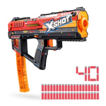 ZURU XSHOT SKINS Series Fury-X mit 40 Pfeilen