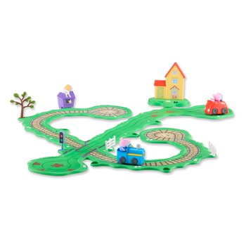 Peppa Pig Whiz-Around Runabout Town Playset