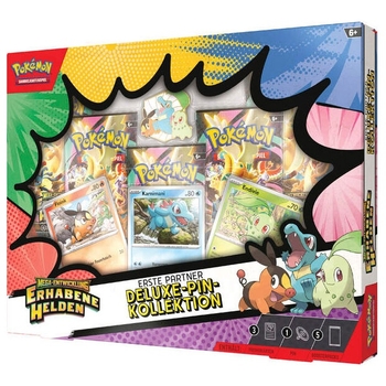 Pokémon Karten Deluxe-Pin-Kollektion Mega-Entwicklung - Erhabene Helden: Erste Partner