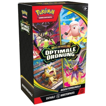 Pokémon Karten Mega-Entwicklung - Optimale Ordnung Booster Packs 6er Set sortiert