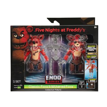 Five Nights at Freddy's Action Figure Endo-Series Classic Foxy and Withered Foxy 15cm