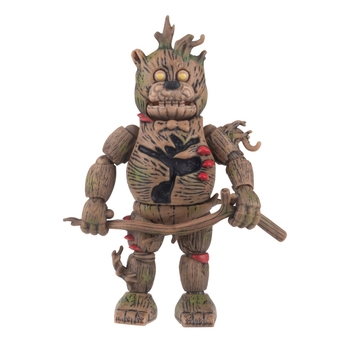 Five Nights at Freddy's Action Figure Woodland Toy Freddy with Glow-In-The-Dark Eyes 13cm