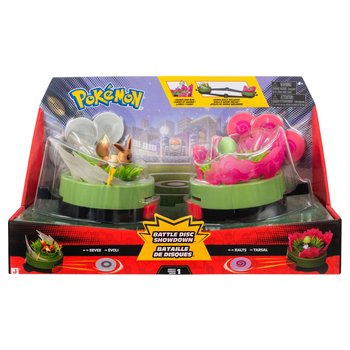 Pokémon Battle Disc Showdown Arena Spielset mit Evoli, Trasla und Battle Discs