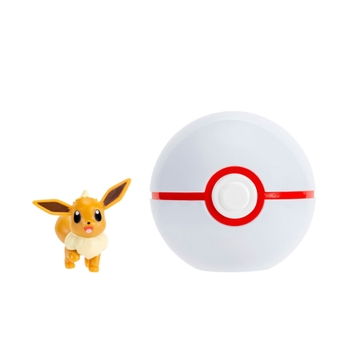 Pokémon - Honor Ball Clip 'N' Go et Figurine Évoli 5 cm
