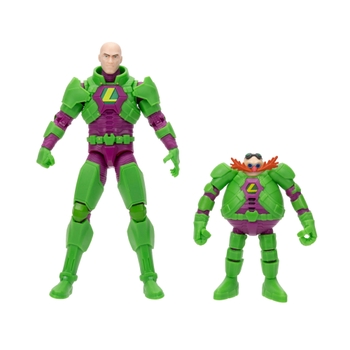 DC x Sonic the Hedgehog Action Figures 2 Pack Dr. Eggman and Lex Luthor