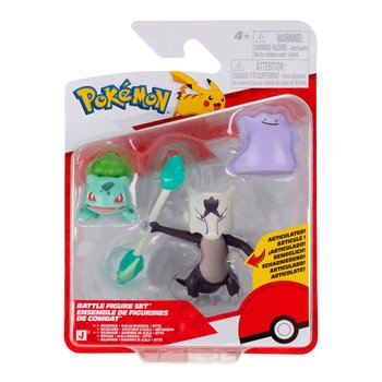 Pokemon Battle Figures 3 Pack Bulbasaur, Ditto and Alolan Marowak