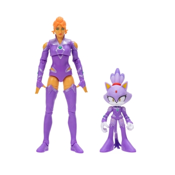 DC x Sonic the Hedgehog Action Figures 2 Pack Blaze and Starfire