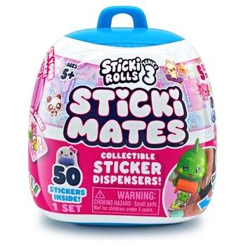 Sticki Rolls Sticki Mate Collectible Sticker Dispensers Assortment
