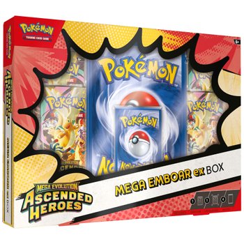 Pokémon Trading Card Game (TCG): Mega Evolution Ascended Heroes Mega Emboar ex Box