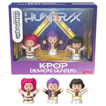 Fisher-Price - Little People Coffret 3 Figurines Huntr/X K-Pop Demon Hunters