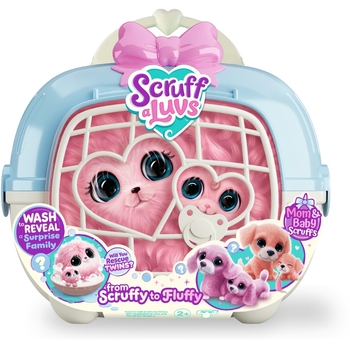 Scruff-a-Luvs - Coffret 2 Peluches Boules de Poils Maman et Bébé