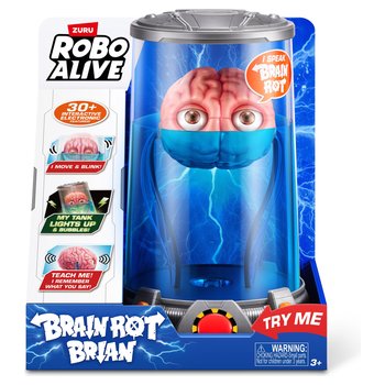 Robo Alive by ZURU Brain Rot Brian Set