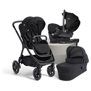 Joie Finiti Flex 3-in-1 Travel System Bundle with i-Level Pro Car Seat and ISOFix Base Eclipse