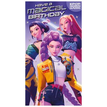 K-Pop Demon Hunters Birthday Card (No Age)