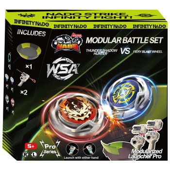 Infinity Nado - Coffret Arène avec 2 Toupies et 2 Lanceurs