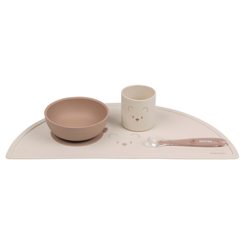 Nattou Geschirr-Set 4-tlg. beige