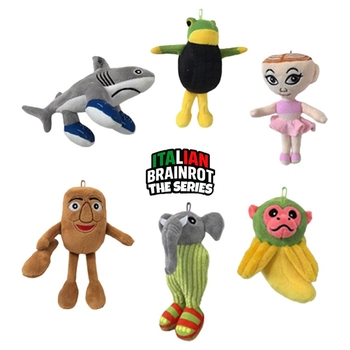 Italian Brainrot Kuscheltier 28 cm sortiert