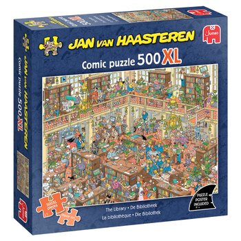 Jan van Haasteren Puzzel 500XL De Bibliotheek 500 Stukjes