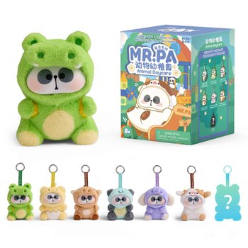 Mr. Pa - Animal Daycare Porte-Clés Peluche 12 cm - Modèle Surprise
