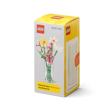 LEGO Botanicals Blumenvase Brick Art Line transparent
