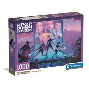 Clementoni Netflix K-Pop Demon Hunters Jigsaw Puzzle 1000 Pieces