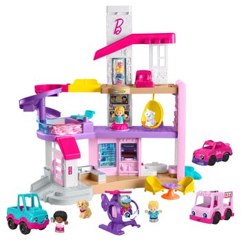 Fisher-Price Little People Barbie DreamHouse Bundle Playset