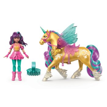 Unicorn Academy Wing Magic Puppe Ava mit Einhorn Leaf