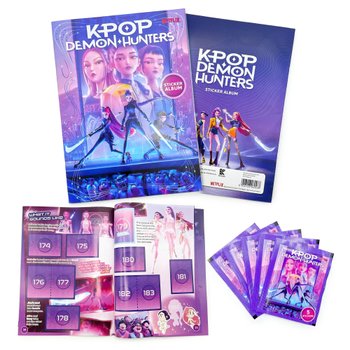 Netflix K-Pop Demon Hunters Official Sticker Collection Album