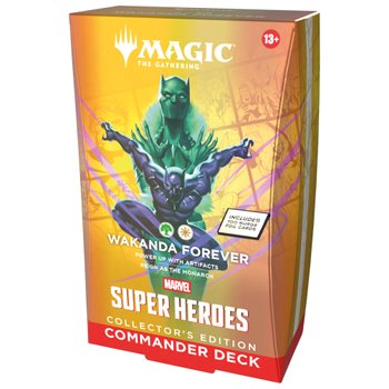 Magic: The Gathering (MTG): Marvel Super Heroes Wakanda Forever Collector's Edition Commander Dec