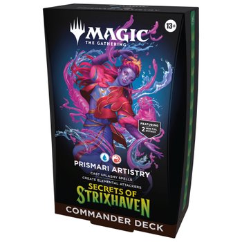 Magic: The Gathering (MTG): Secrets of Strixhaven Prismari Artistry Commander Deck