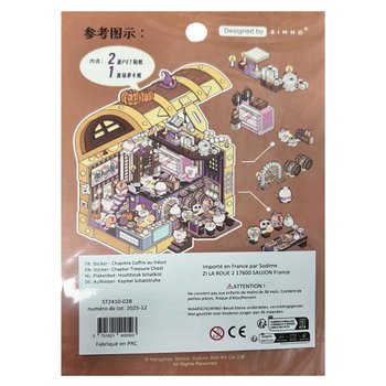 Livret de Stickers Kawai Coffre Trésor