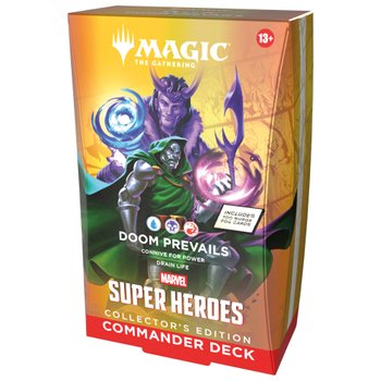 Magic: The Gathering (MTG): Marvel Super Heroes Doom Prevails Collector's Edition Commander Deck