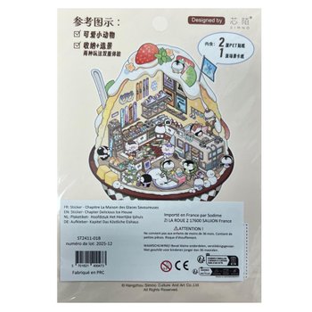 Livret de Stickers Kawai Glacier Gourmand