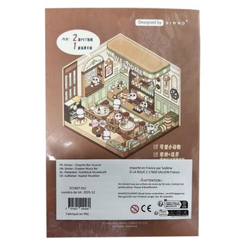 Livret de Stickers Kawai Bar Musical