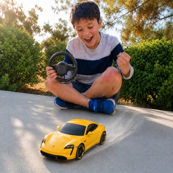 1:20 Sharper Image Porsche Taycan Turbo S Remote Control Car