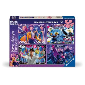 Ravensburger Kinderpuzzle KPop Demon Hunters 4er Set 100 Teile