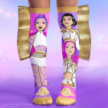 MadMia K-Pop Demon Hunters Socks Golden