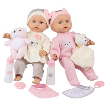 Ivy & Lily Puppenzwillinge mit Zubehör 2er Set