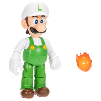 Nintendo Super Mario Figure Luigi with Fire Ball 10cm
