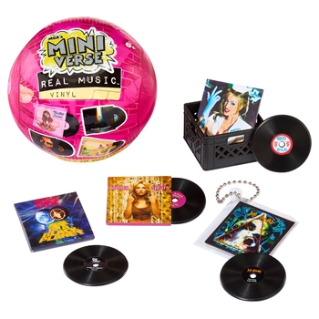 MGA's Miniverse: Real Music Vinyl Record 4 Pack Assortment