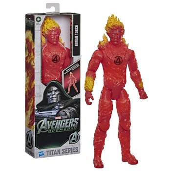 Marvel Avengers Doomsday Titan Hero Series Action Figure Human Torch 29cm
