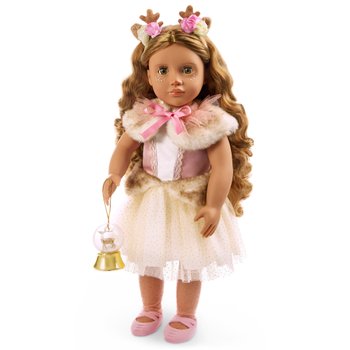 Onze Generatie Pop Gisela in Kerstrendier Outfit 46 cm