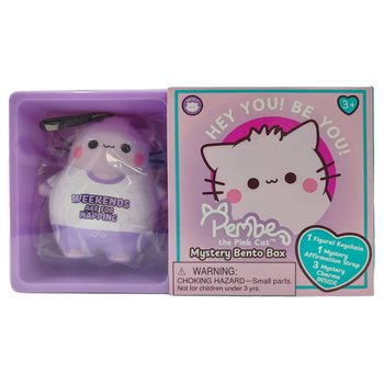 Pembe Mystery Bento Box Katzen-Schlüsselring Set sortiert